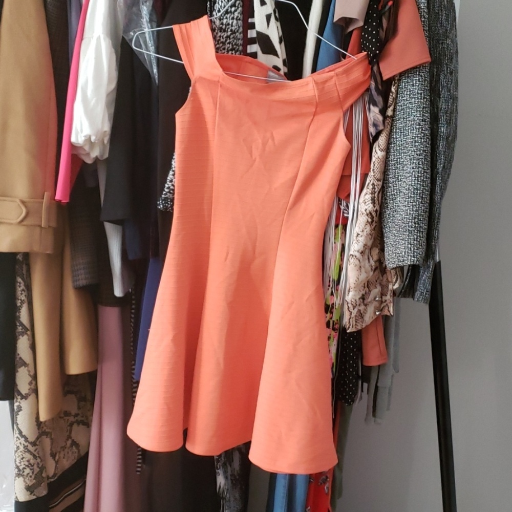 Cute Cold shoulder Skater Dress